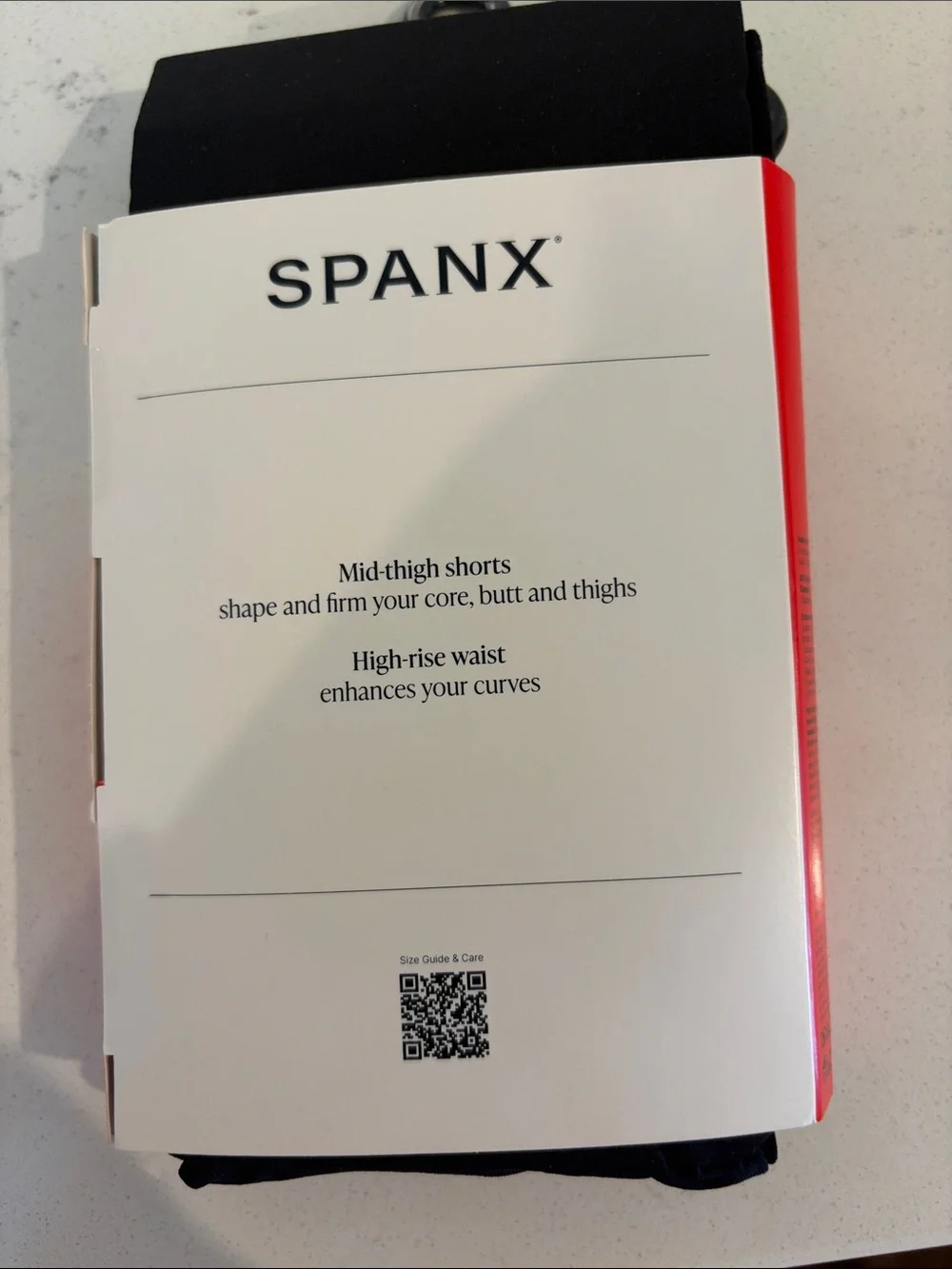 SPANX Black High-Waisted Mid-Thigh Shaping Tights